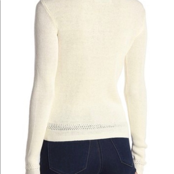NWT AllSaints Lace Tie Sweater 2 - Picture 2 of 7